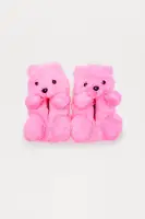 Mini Cute And Cuddly Teddy Bear Slippers(Pink,2/3)