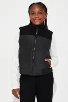 Mini Cali Girl Sherpa Pant Set(Black,4/5)