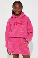 Mini Expensive & Difficult Fleece Skirt Set