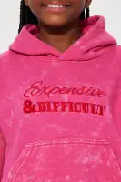 Mini Expensive & Difficult Fleece Skirt Set(Hot Pink,4/5)