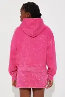 Mini Expensive & Difficult Fleece Skirt Set(Hot Pink,4/5)