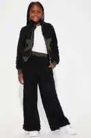 Mini Eternal Star Sherpa Pant Set(Black,4/5)