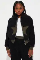 Mini Eternal Star Sherpa Pant Set(Black,4/5)