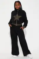 Mini Eternal Star Sherpa Pant Set