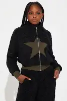 Mini Eternal Star Sherpa Pant Set(Black,4/5)