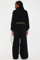 Mini Eternal Star Sherpa Pant Set(Black,4/5)