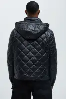 Better By Myself Quilted Jacket(Black,S)