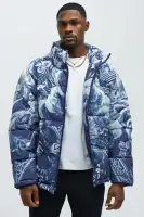 Michelangelo Quilted Puffer(Blue/combo,S)