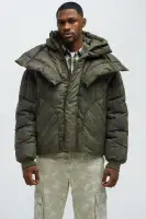 Feyd Quilted Puffer(Brown,S)