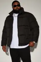 Nothing Compares Puffer Jacket(Black,S)
