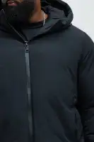 Jason Hooded Puffer Jacket(Black,S)