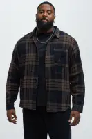 Yeah Right Plaid Shirt(Multi Color,S)