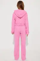 Mini Day Dreamer Lounge Pant Set(Pink,4/5)