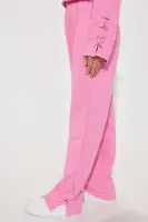 Mini Day Dreamer Lounge Pant Set(Pink,4/5)