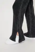 Mini Midnight Star Waffle Pant Set(Black,S)