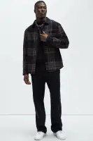 Yeah Right Plaid Shirt(Multi Color,S)