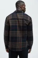 Yeah Right Plaid Shirt(Multi Color,S)
