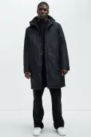 Garner Everyday Hooded Padded Parka(Black,S)