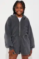 Mini On The Go Fleece Short Set