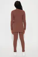 Mini Hidden Agenda Sweater Legging Set(Mocha,4/5)