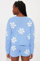 Mini Picking Petals Short Set(Periwinkle,7/8)