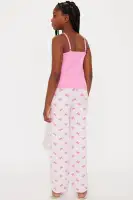 Mini Your Cutie Ribbed PJ Pant Set(Pink,4/5)