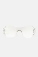 Watch Out For Snakes Glasses(Silver,OS)