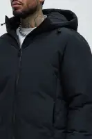 Jason Hooded Puffer Jacket(Black,S)