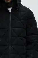 Misael Hooded Puffer(Black,S)