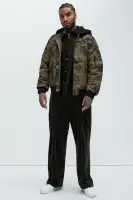 Mikael Hooded Bomber(Camouflage,S)