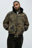 Mikael Hooded Bomber(Camouflage,S)