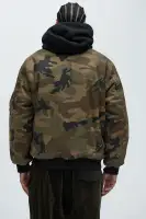 Mikael Hooded Bomber(Camouflage,S)