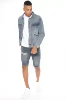 Earl Denim Shorts(Dark Wash,30)