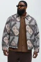 Be Right There Quilted Jacket(Multi Color,S)
