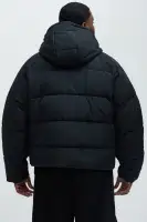 Carter Hooded Puffer Jacket(Black,S)