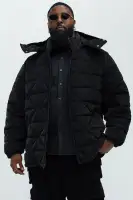 Misael Hooded Puffer(Black,S)