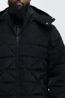Misael Hooded Puffer(Black,S)