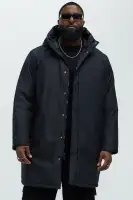 Garner Everyday Hooded Padded Parka(Black,S)