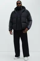 Hewins Hooded Jacket(Black/combo,S)