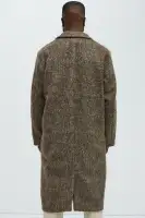 Been A Year Mohair Relaxed Long Coat(Brown,S)