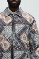 Be Right There Quilted Jacket(Multi Color,S)