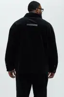 Anderson Corduroy Button Up Shirt(Black,S)