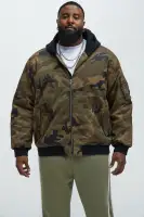 Mikael Hooded Bomber(Camouflage,S)