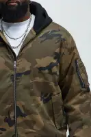 Mikael Hooded Bomber(Camouflage,S)
