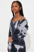 Mini Unforgiven Tie Dye 3-Piece Pant Set(Black/combo,4)