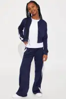 Mini Hanging Out Later Track Pant Set