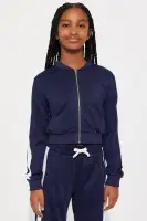 Mini Hanging Out Later Track Pant Set(Navy,4/5)