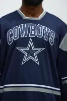 Cowboys Hat Trick Hockey Top(White/Blue,S)