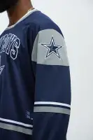 Cowboys Hat Trick Hockey Top(White/Blue,S)