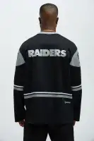 Raiders Hat Trick Hockey Top(Black/combo,S)